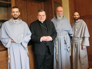 Cardinal Raymond Burke has been a firm advocate of the Franciscan Friars of the Immaculate in the past